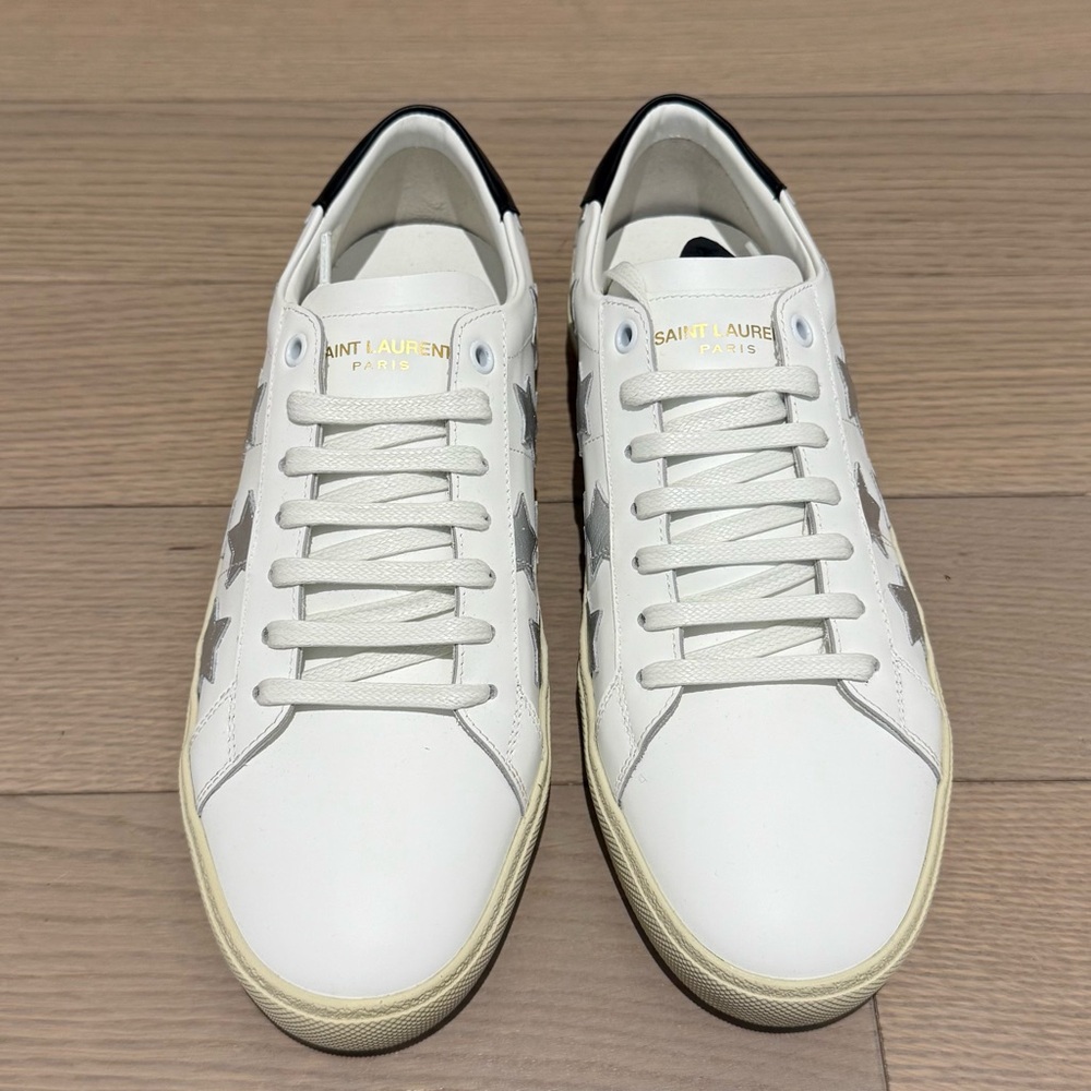 NWT Saint Laurent Court Classic Star Sneaker - Picture 2 of 11